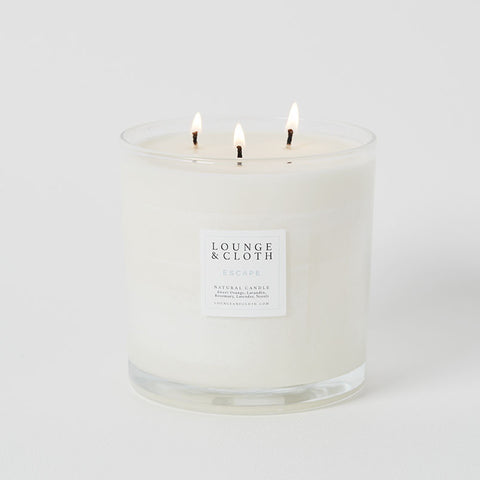 Natural Aromatherapy Three Wick Candle