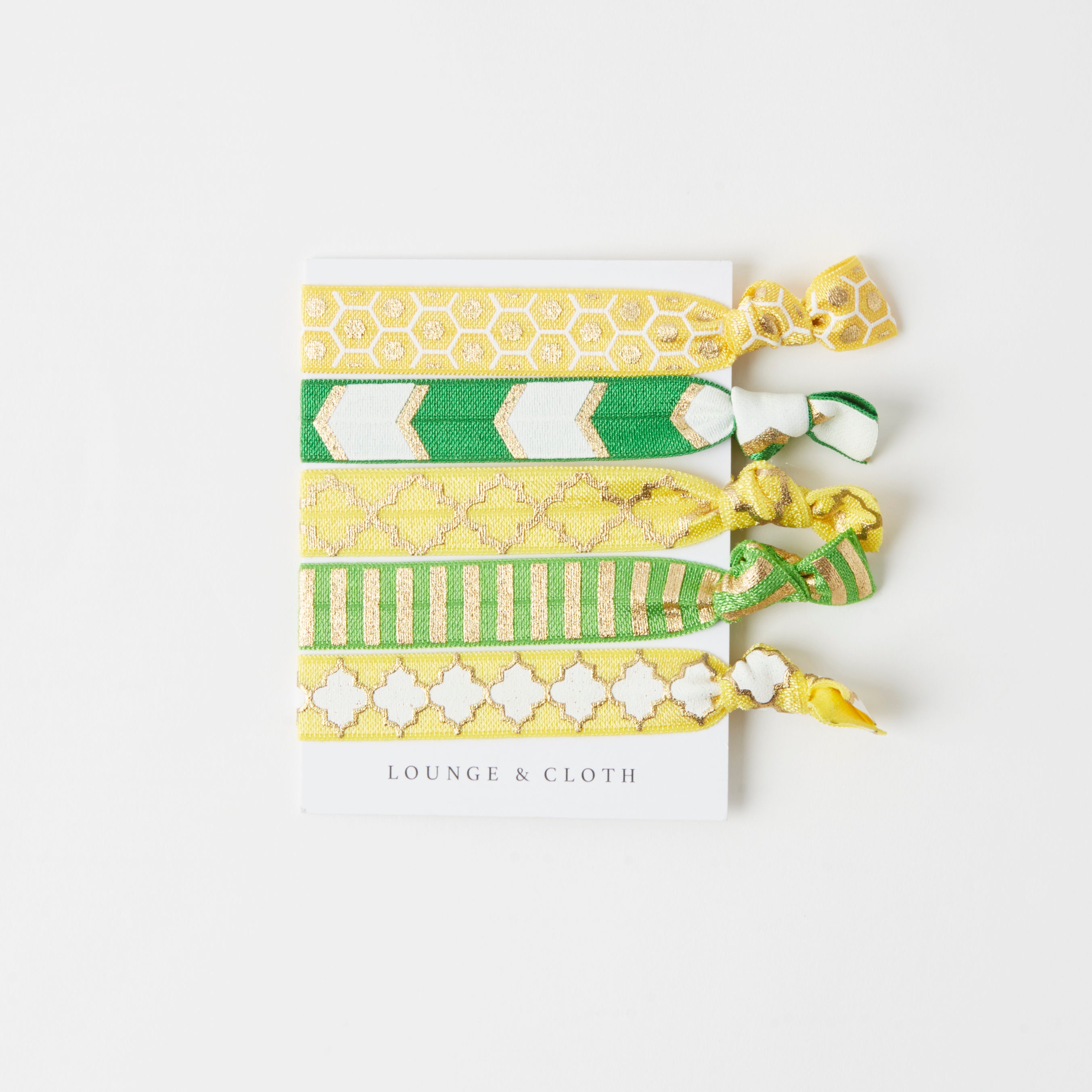 Luxe Hair Ties Emeralds