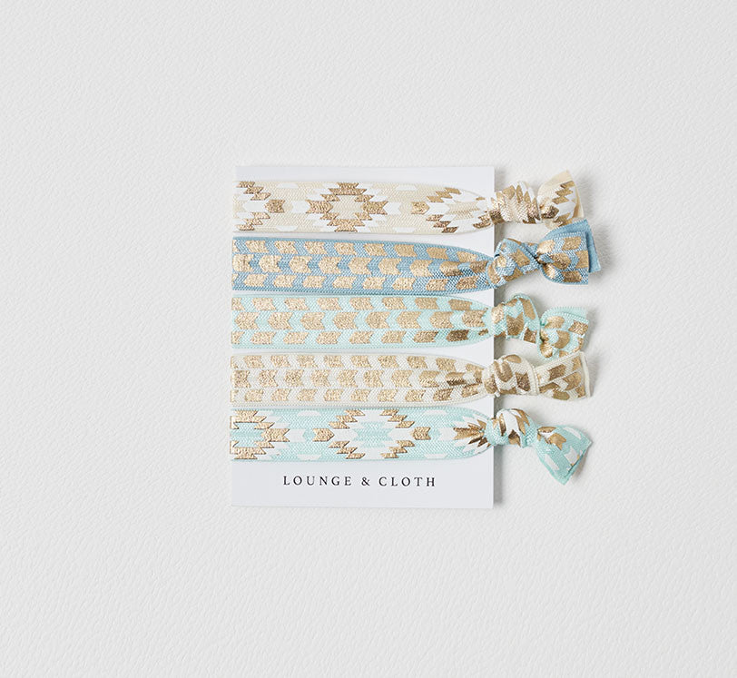 Luxe Hair Ties Aquas