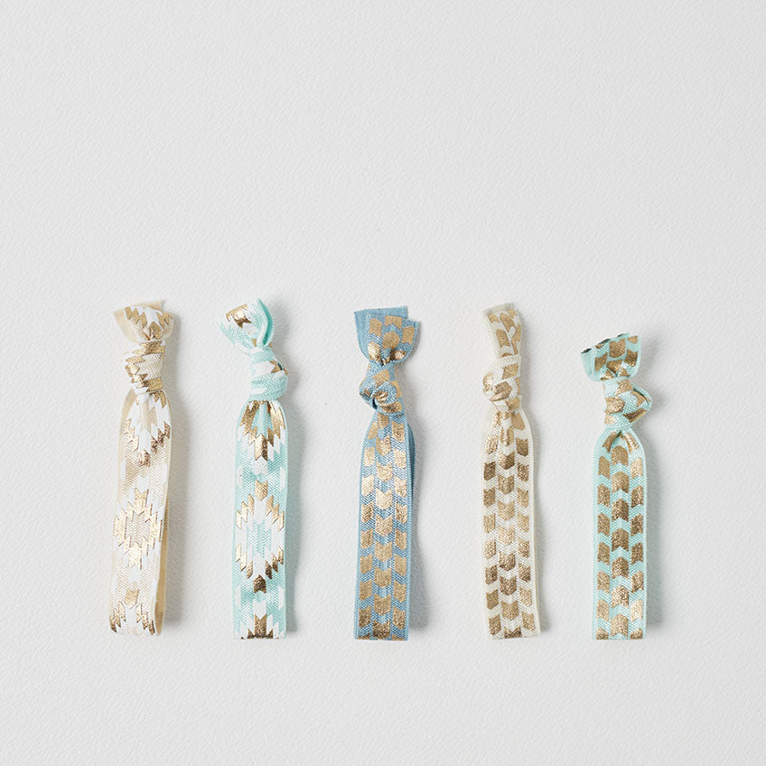 Luxe Hair Ties Aquas