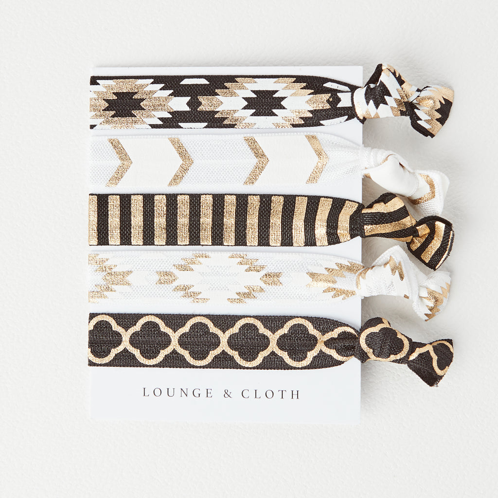 Luxe Hair Ties Ivories