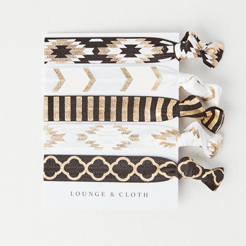 Luxe Hair Ties Ivories