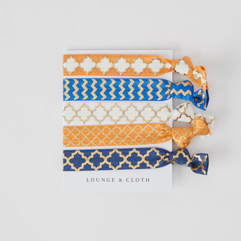Luxe Hair Ties Cobalts