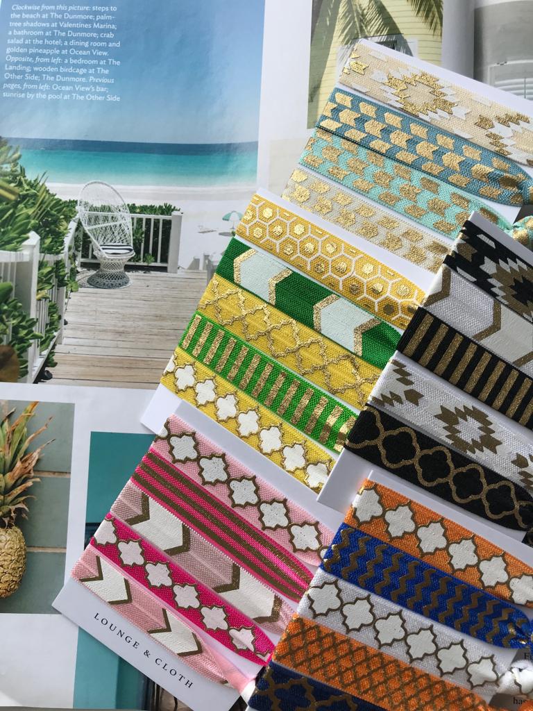 Luxe Hair Ties Emeralds