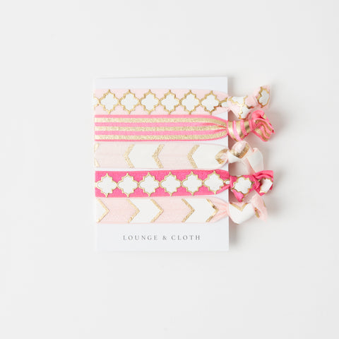 Luxe Hair Ties Pinks