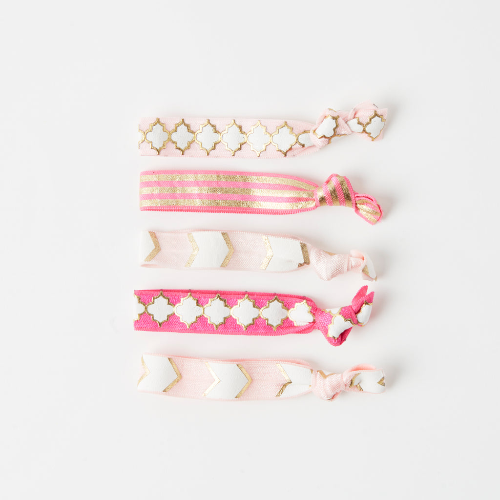 Luxe Hair Ties Pinks